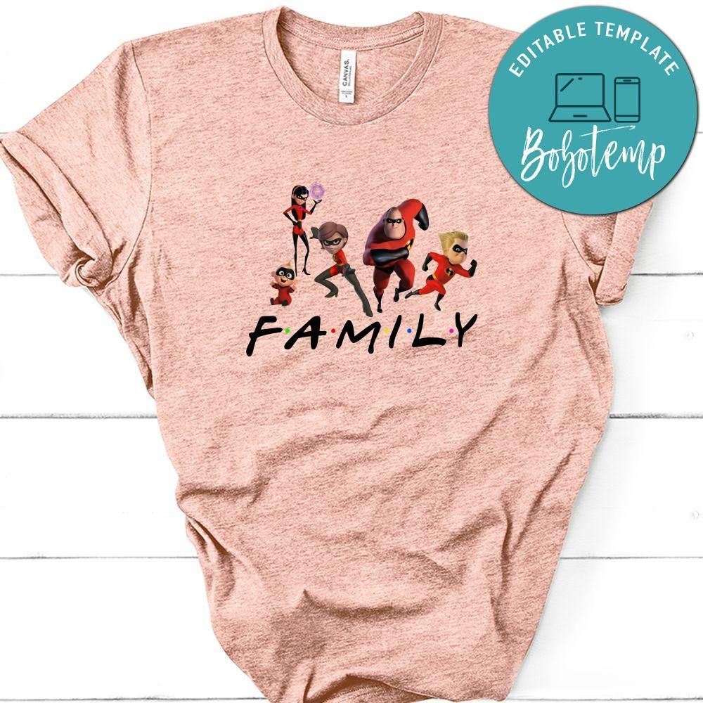 Disney The Incredibles Family Shirt, Disney World Shirt