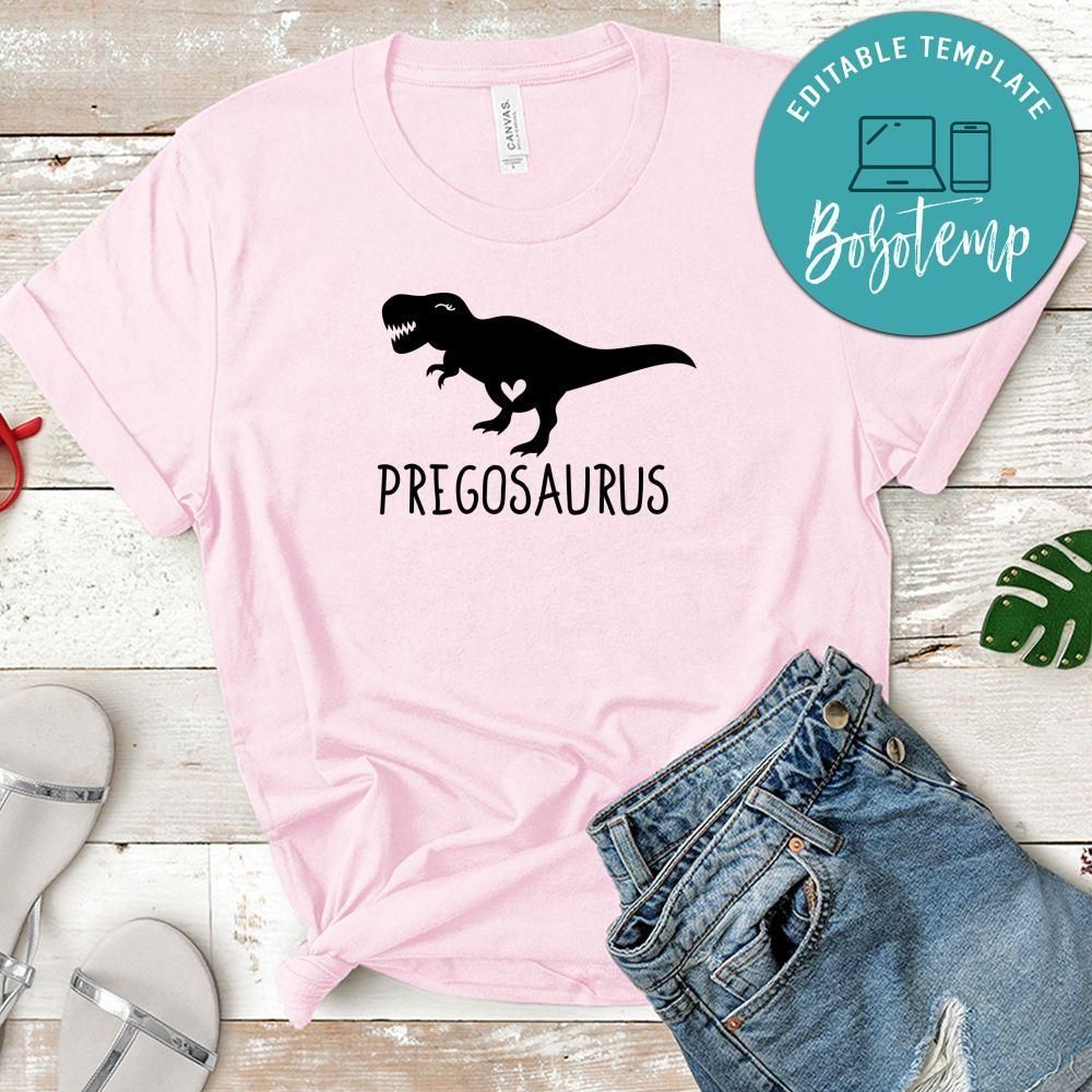 Pregnancy Pregosaurus Shirt