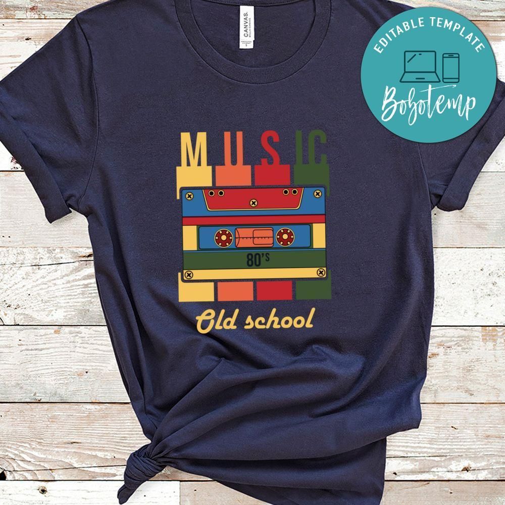 Old School Music Tshirt