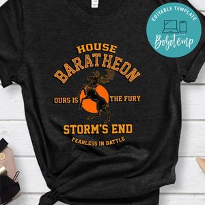 Game Of Thrones House Baratheon Ours Is The Fury Shirt