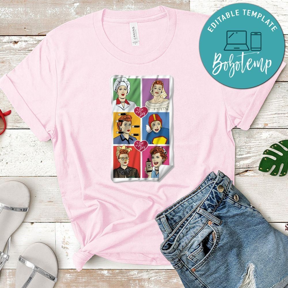 Lucy Cartoon Comic Shirt