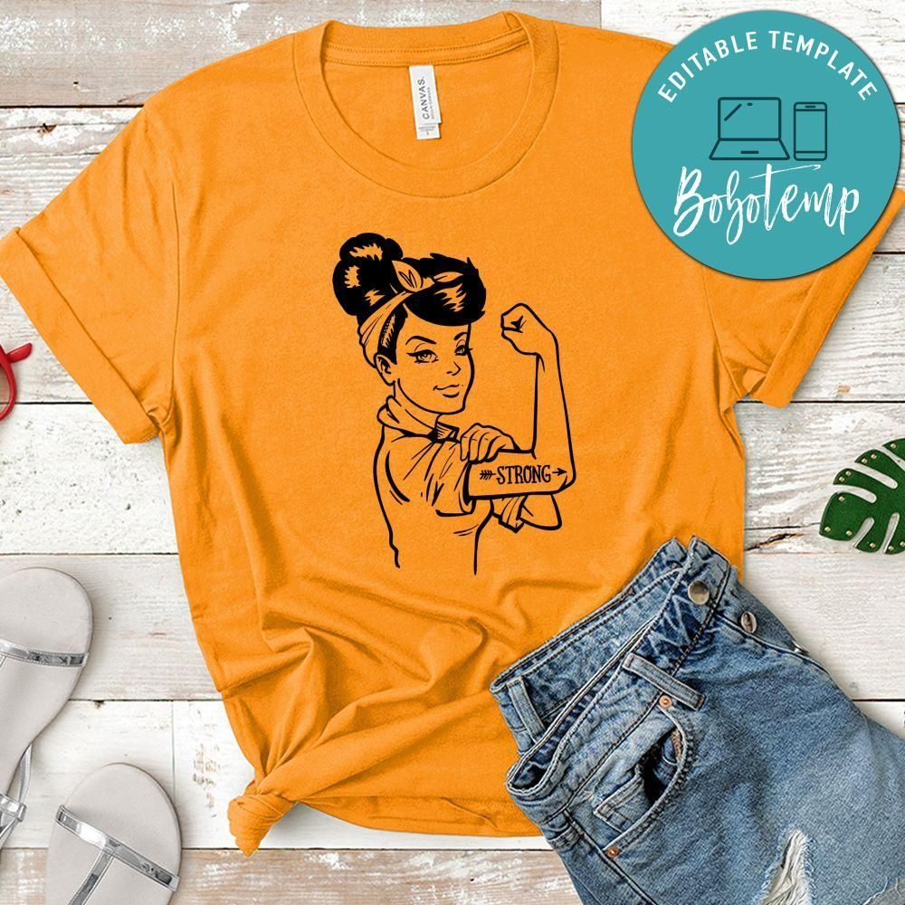 Rosie Strong White Woman Shirt