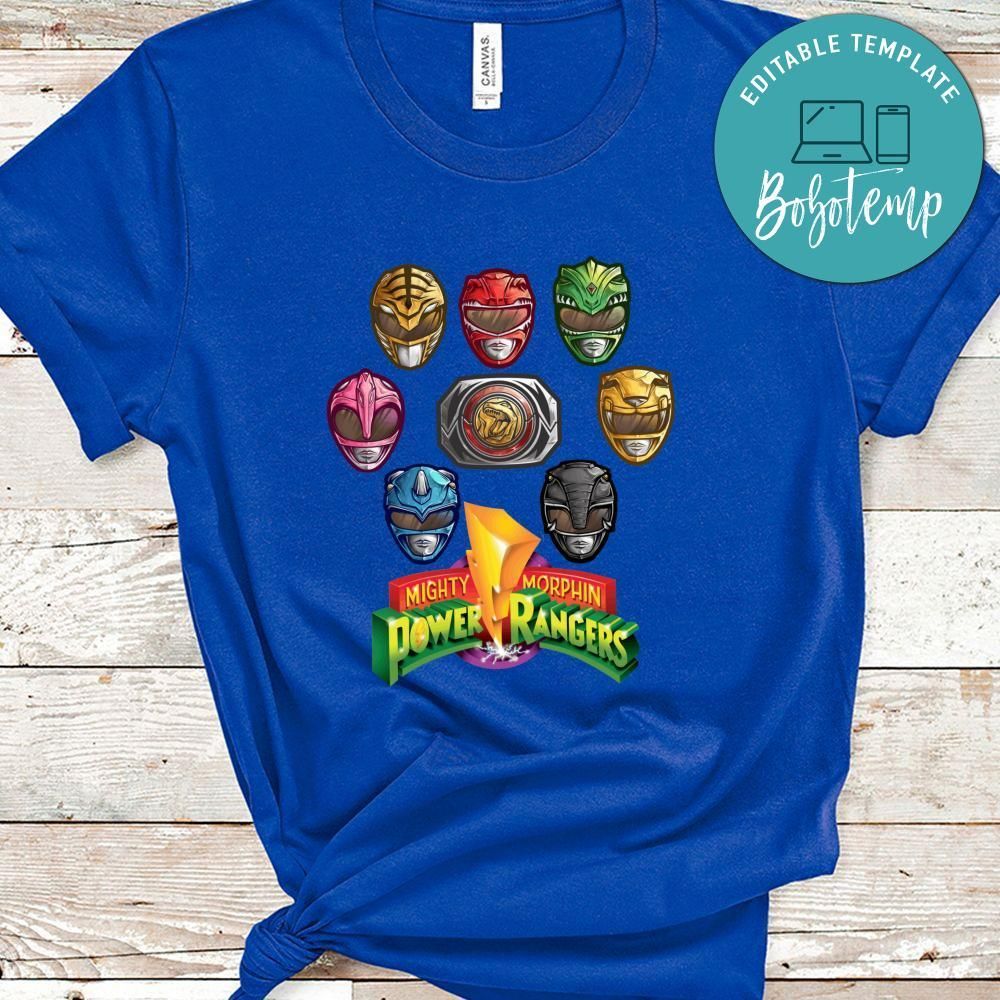 Power Rangers Movie Shirt, Power Rangers Mighty Morphin Shirt