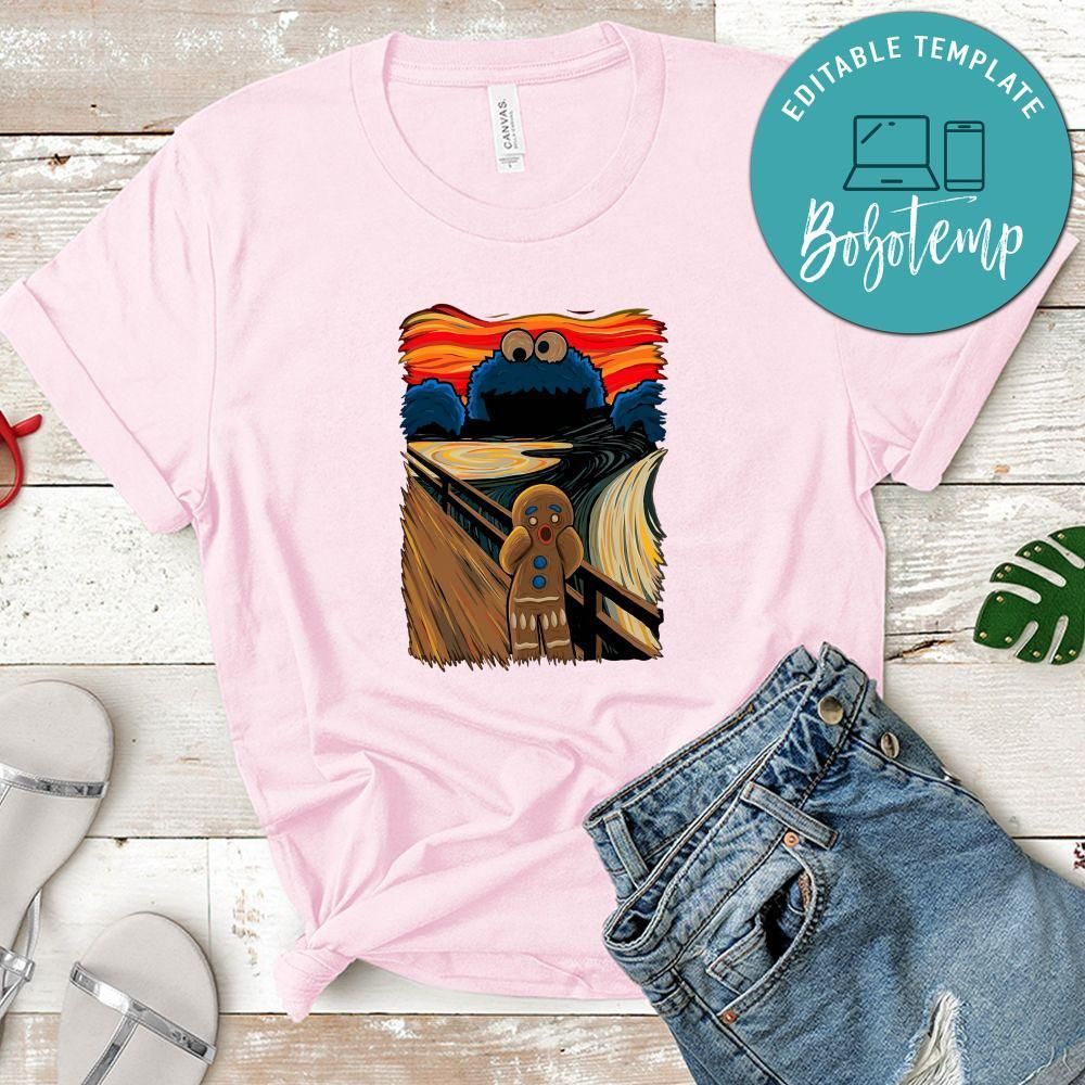 Funny Puppet And Gingerbread Man Shirt, Muppet Shirt