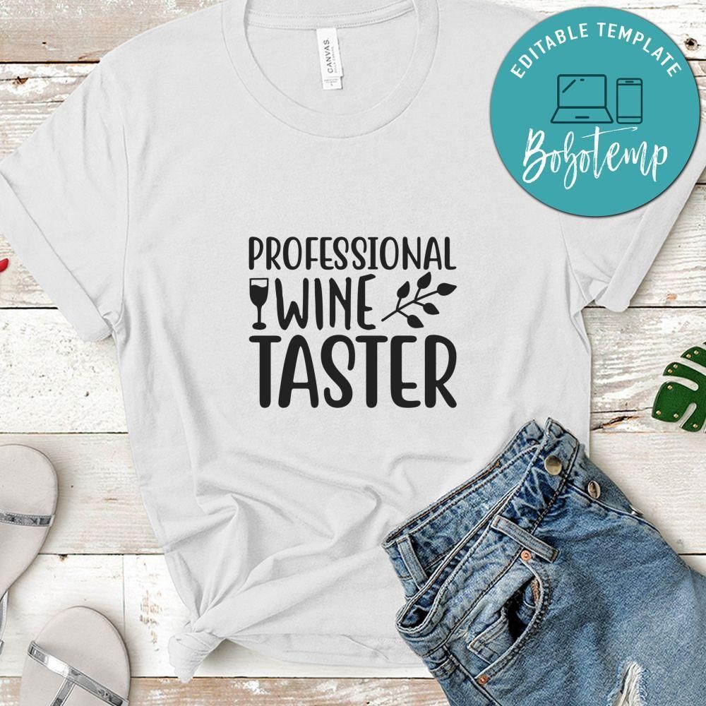 Professional Wine Taster Tshirt