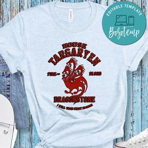 House Targaryen Fire And Blood Shirt