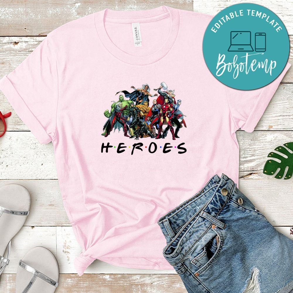 Marvel Comics Heroes Characters Shirt, Heroes Shirt