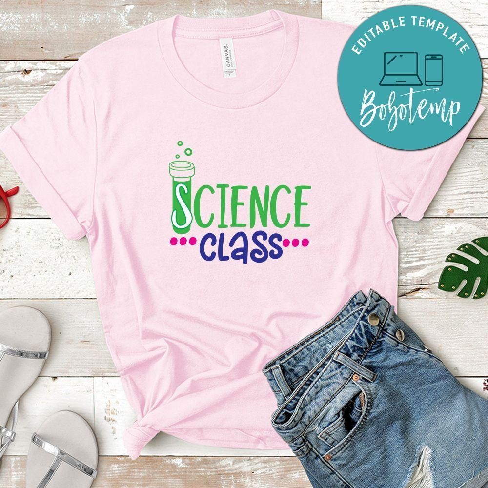 Nerdy Science Class Shirt