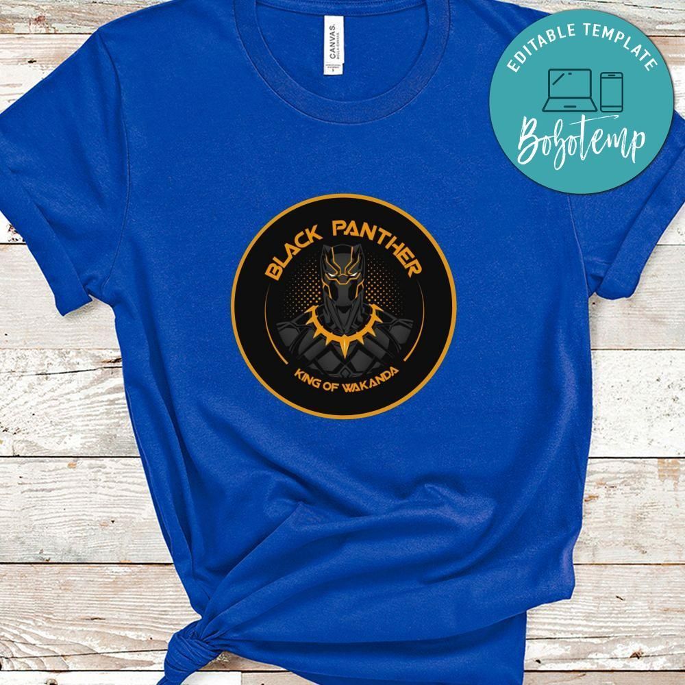 Black Panther King Of Wakanda Shirt