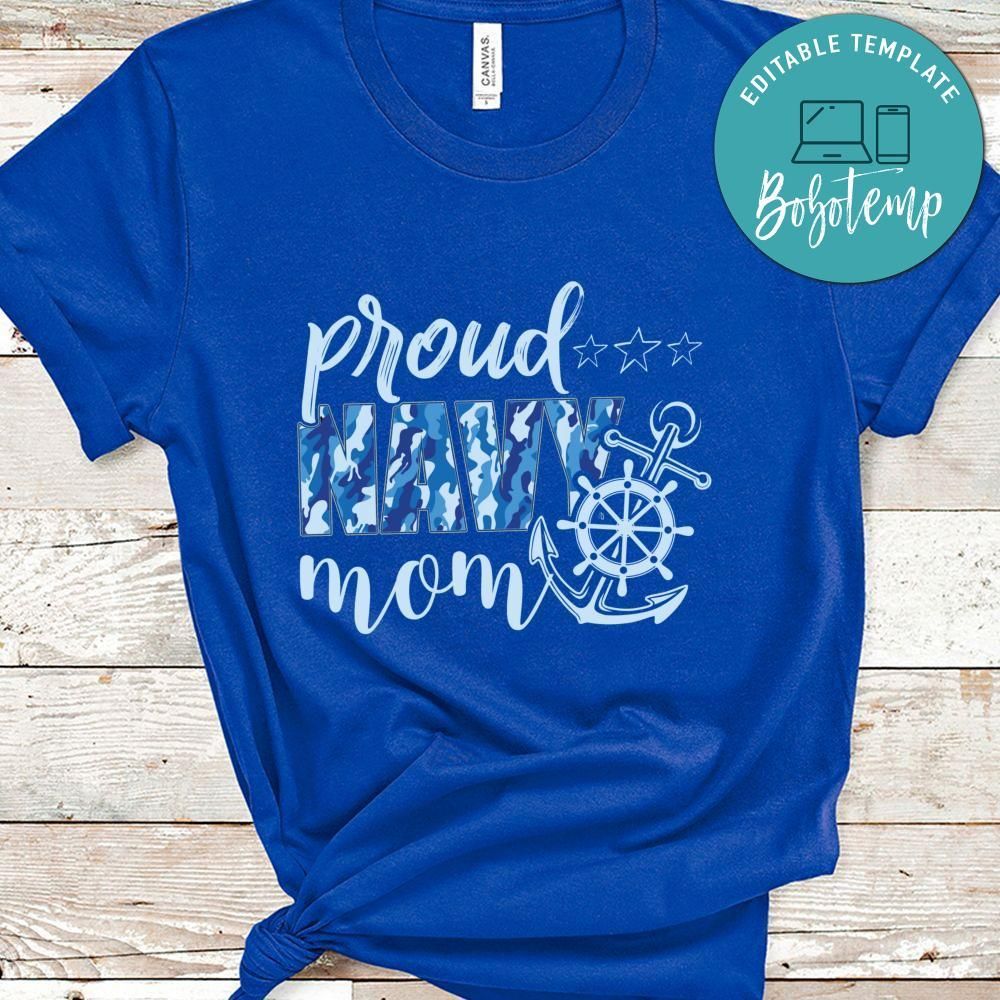 Veteran Proud Navy Mom Tshirt