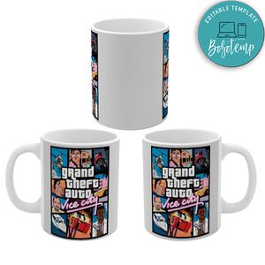 Vice City Game Mug, Grand Theft Auto Vice City Mug