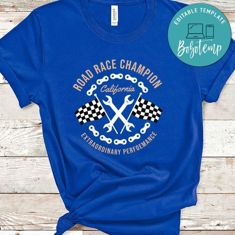 Road Race Champion California Extraordinary Perfoemance Shirt
