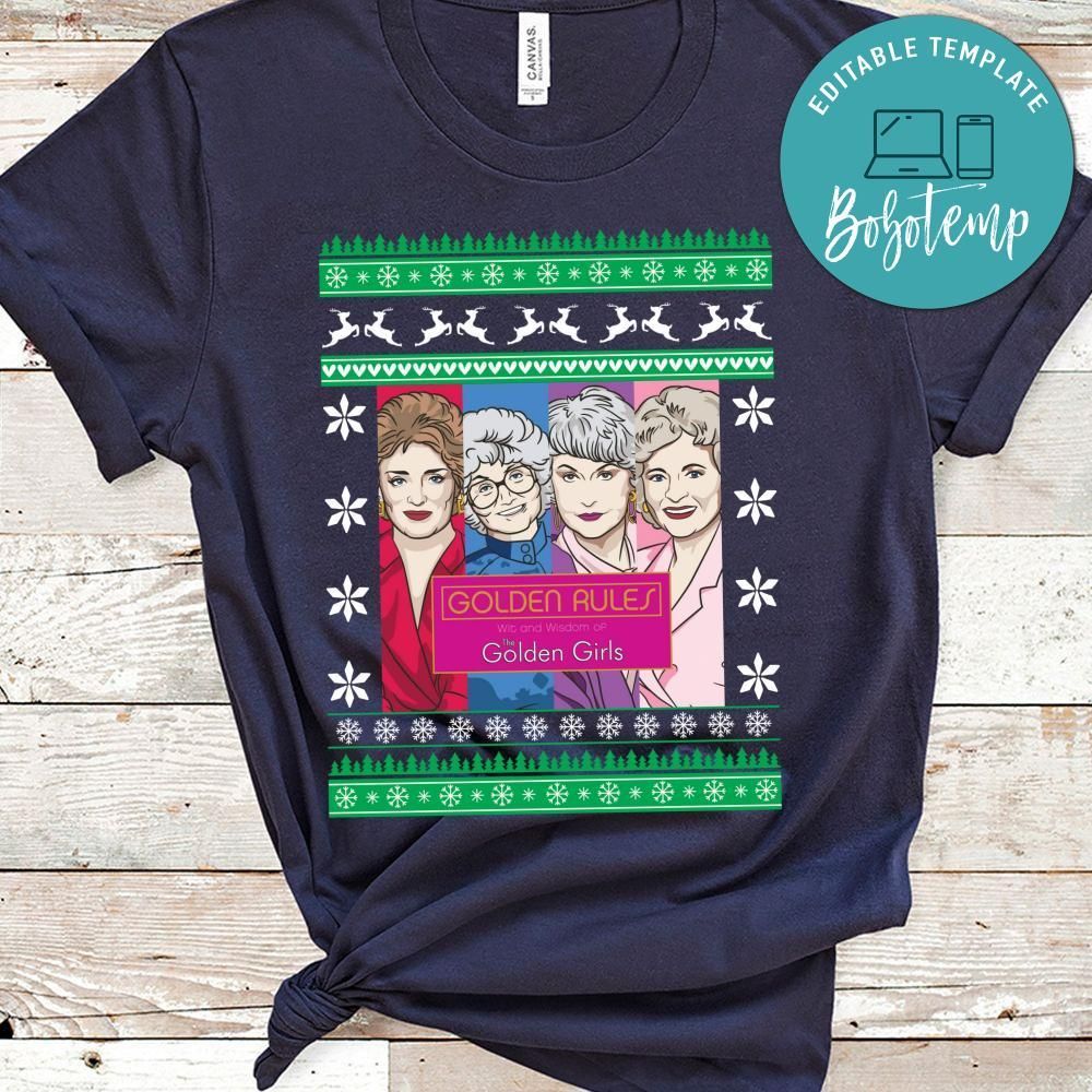 The Golden Girls Shirt, Golden Rules Wit And Wisdom Of The Golden Girls Shirt