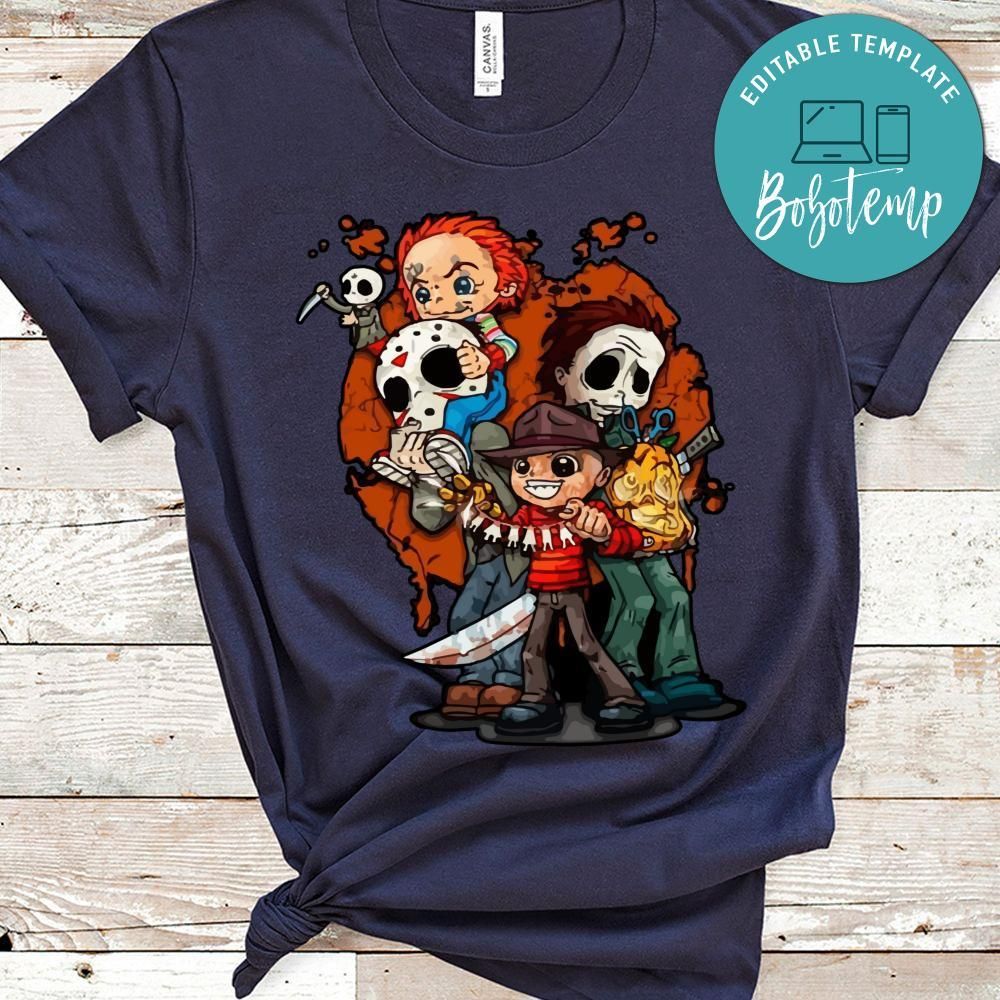 Horrow Characters Horror Movie Shirt