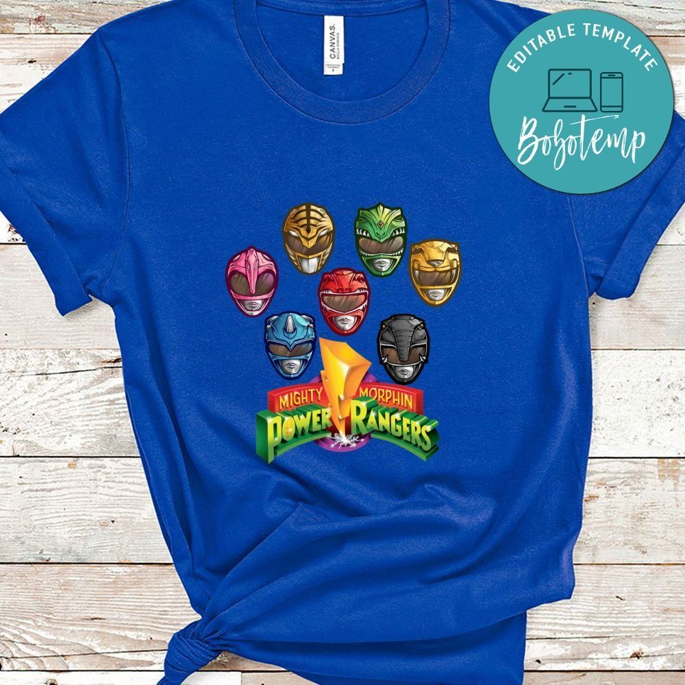Power Rangers Mighty Morphin Shirt