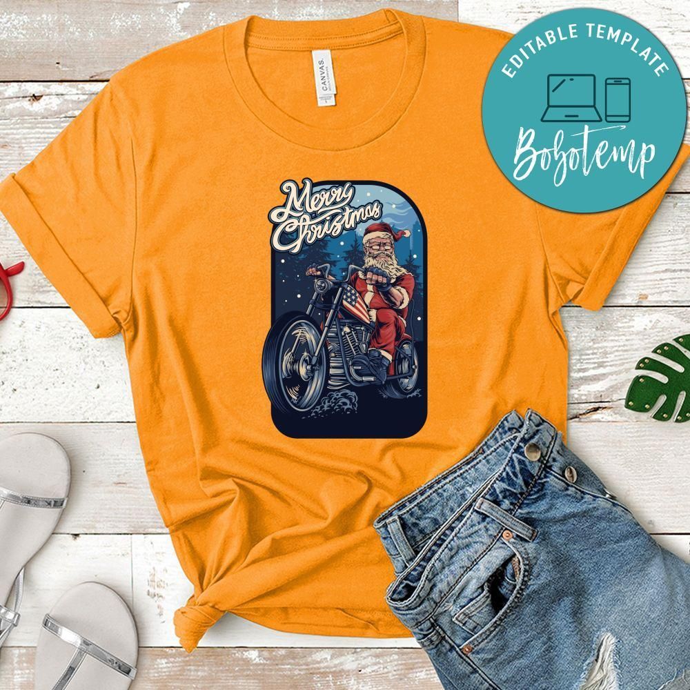 Merry Christmas, Santa Claus Christmas America Cooper Shirt