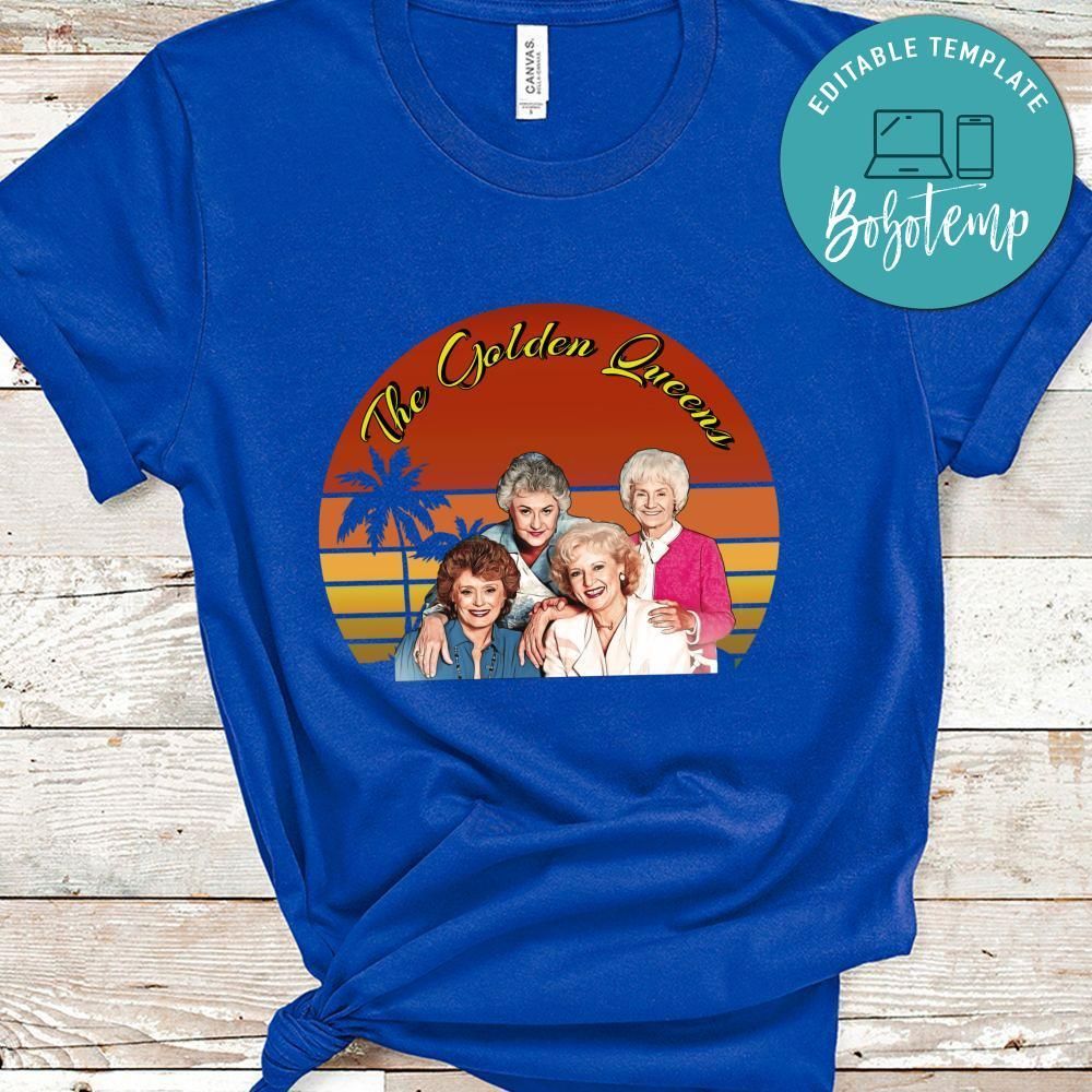 The Golden Queens Shirt, The Golden Girls Shirt, Golden Girls Sunset Shirt
