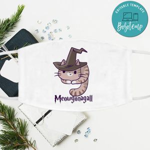 Harry Potter, Potter Cats Meowgonagall Face Mask