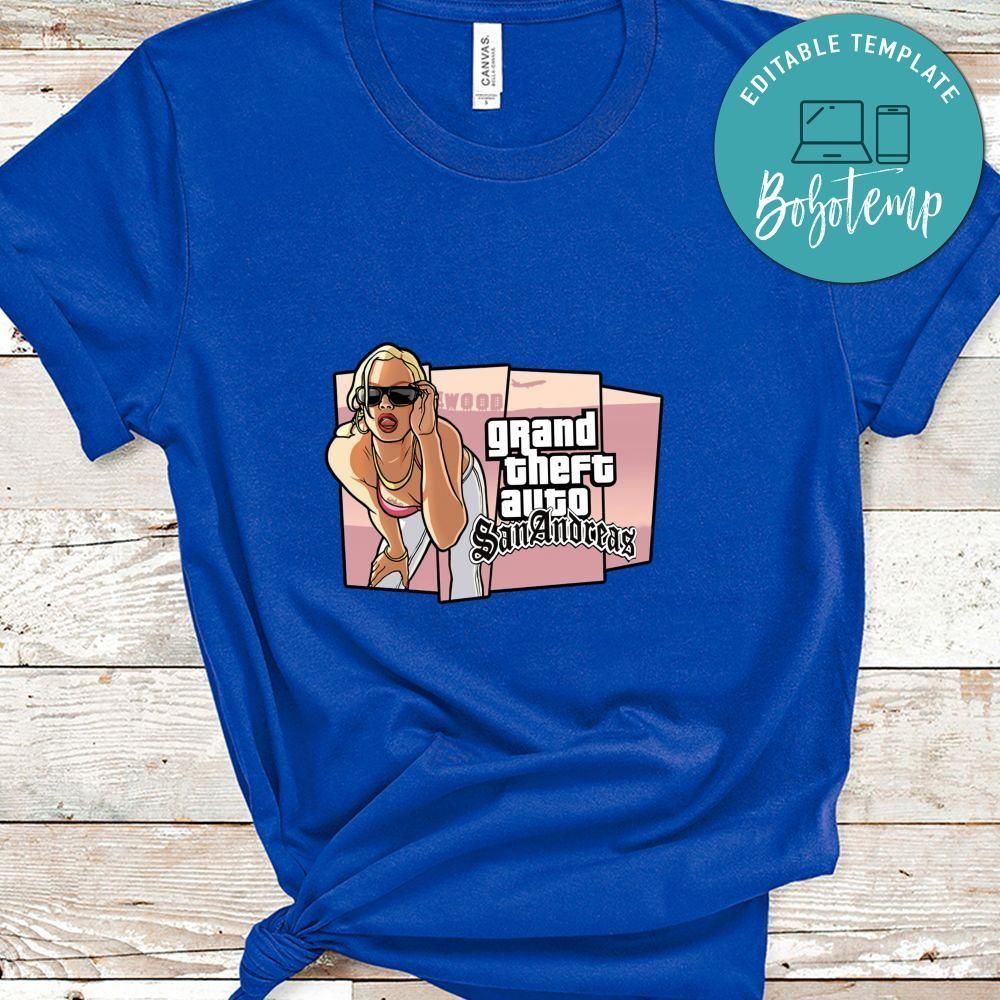 Grand Theft Auto San Andreas Lady Shirt
