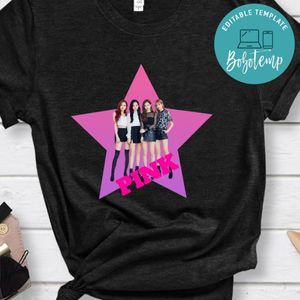 Blackpink Shirt, Pink Shirt