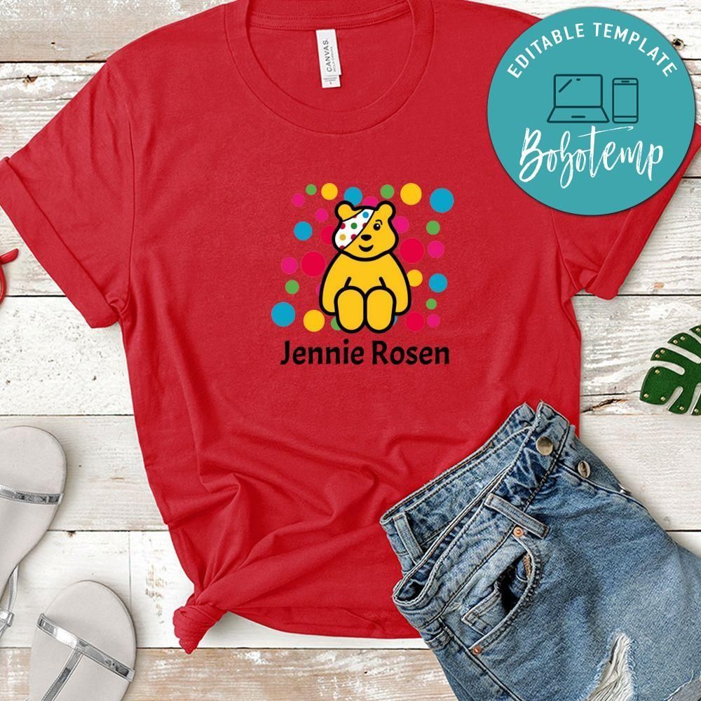 Personalize Children in Need Shirt
