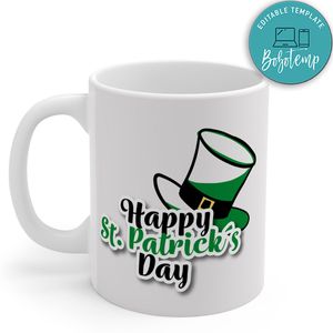 St.Patrick's Day With Beautiful Traditional Green Hat Decoration Mug