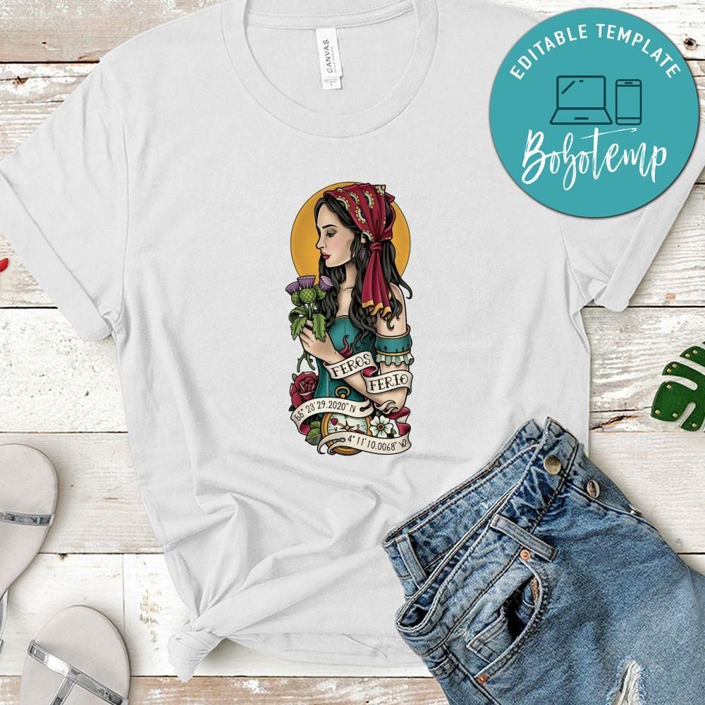 Feros Ferio Shirt, Tatoo Lady Shirt