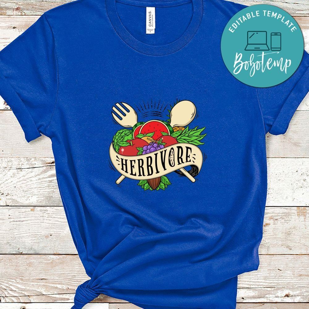 Vegan Or Vegetarian Herbivore Shirt