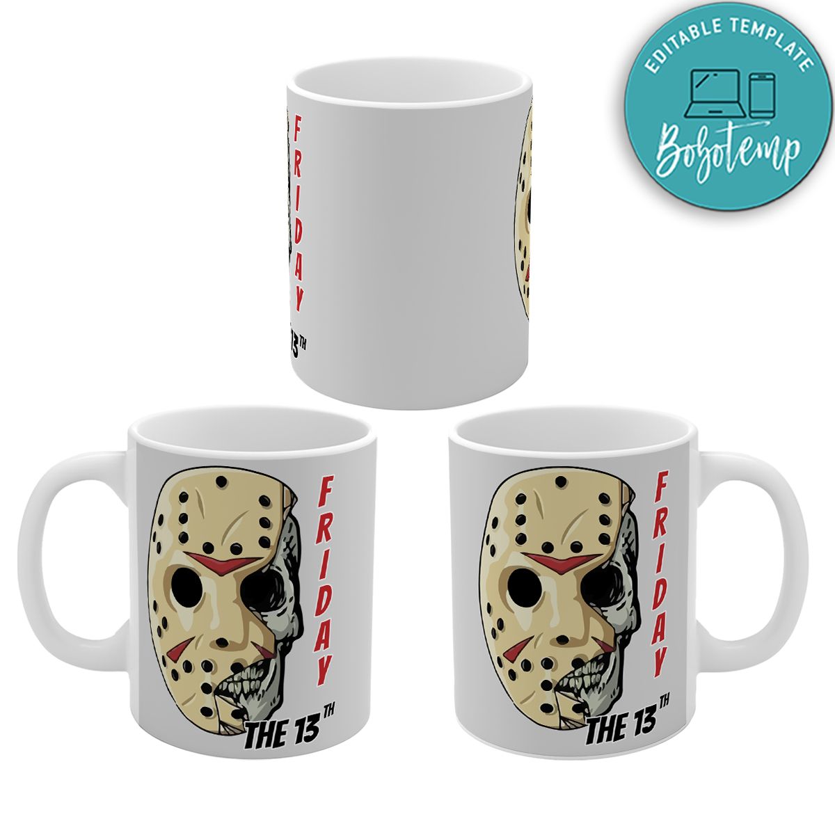 The Friday The 13th Jason X Skull Mug | Bobotemp