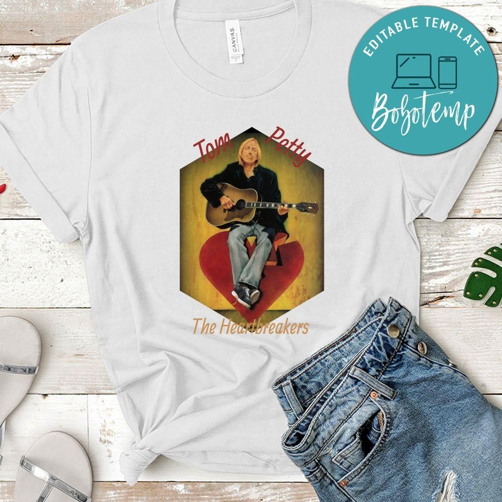 Tom Petty Sit On The Heart White Shirt