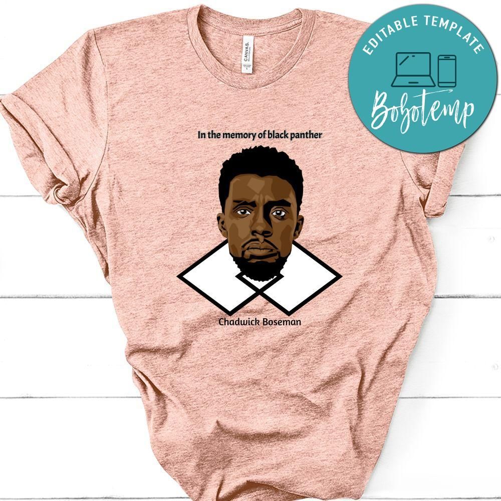 Chadwick Boseman In The Memory Of Black Panther Shirt, Black Panther Shirt