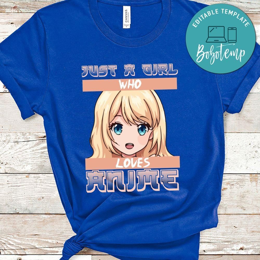 Just A Girl Who Loves Anime Shirt, Anime Shirt