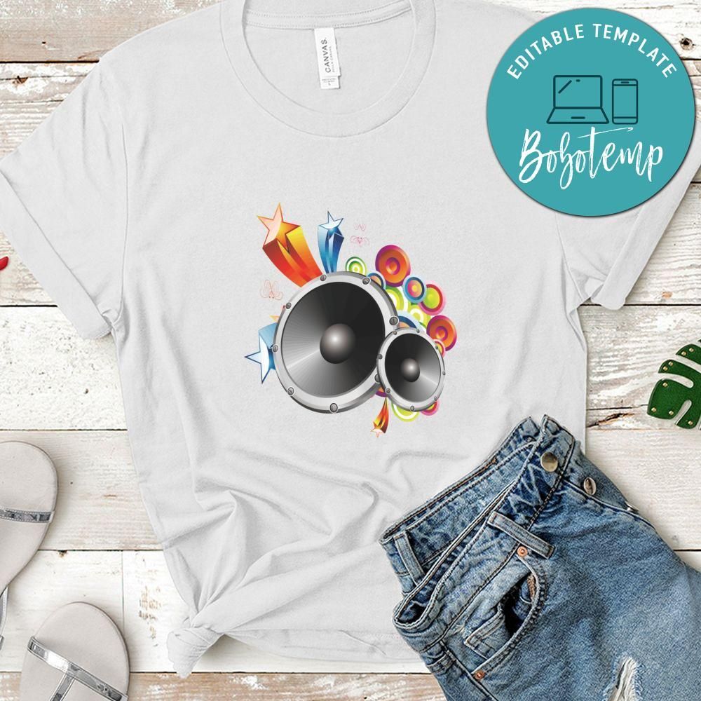 Music Loudspeaker Shirt