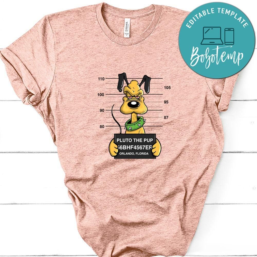 Jail Pluto The Pup Shirt