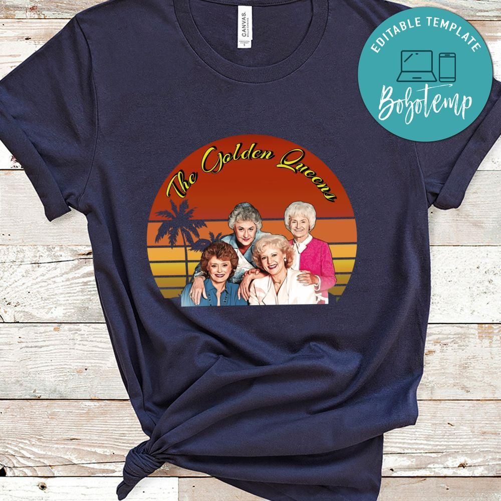 The Golden Queens Shirt, The Golden Girls Shirt, Golden Girls Sunset Shirt
