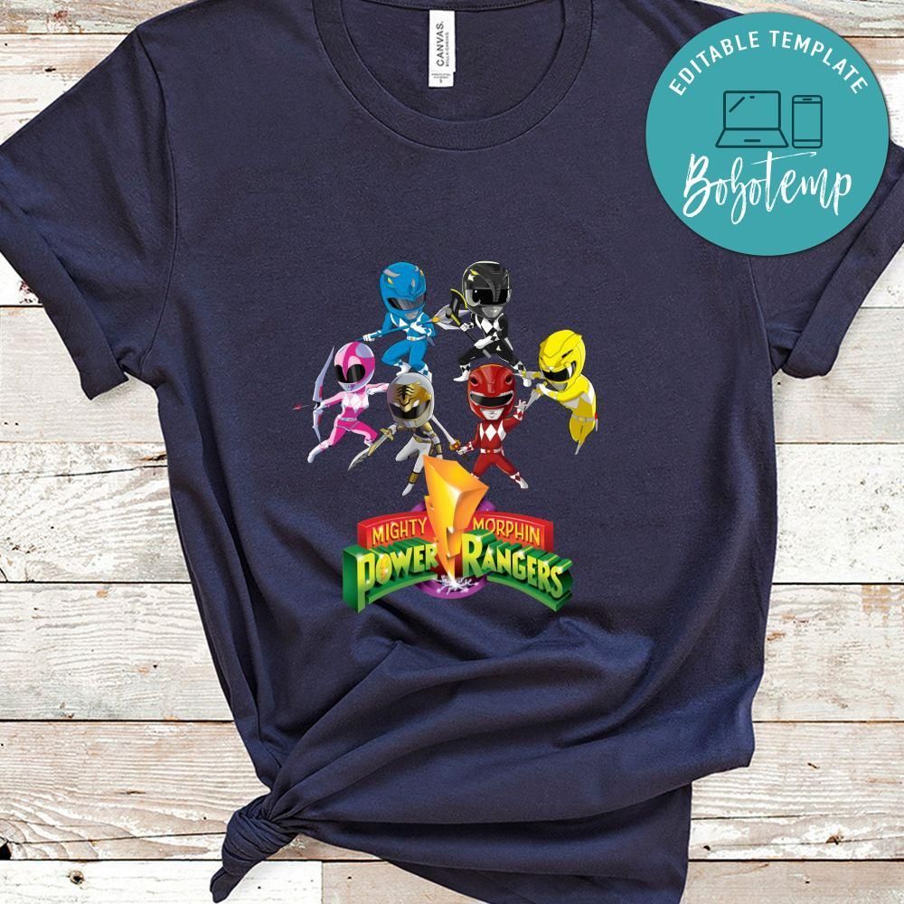 Mighty Morphin Power Rangers Shirt, Power Rangers Shirt