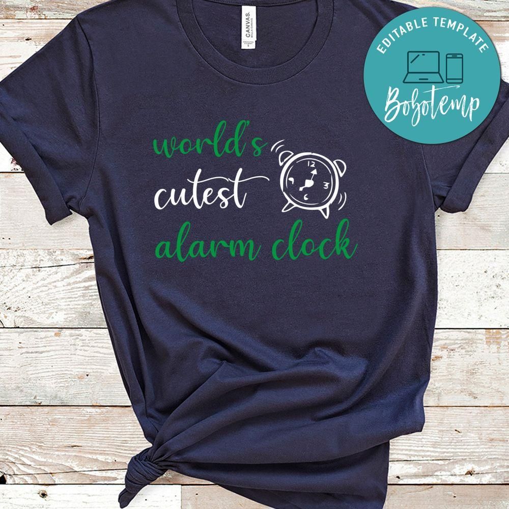 World's Cutest Alarm Clock Shirt