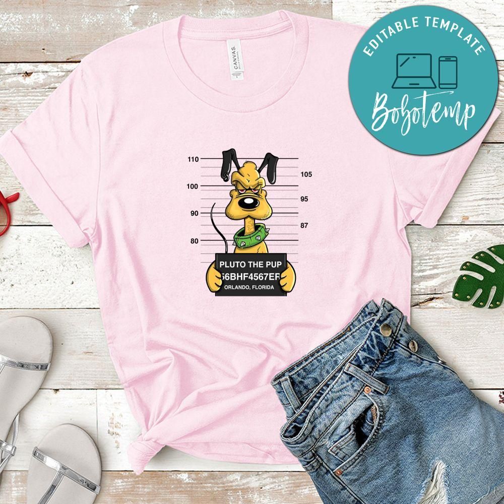 Jail Pluto The Pup Shirt