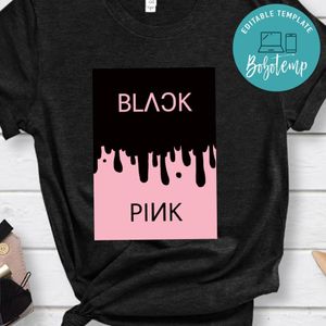Blackpink Black And Pink Color Shirt
