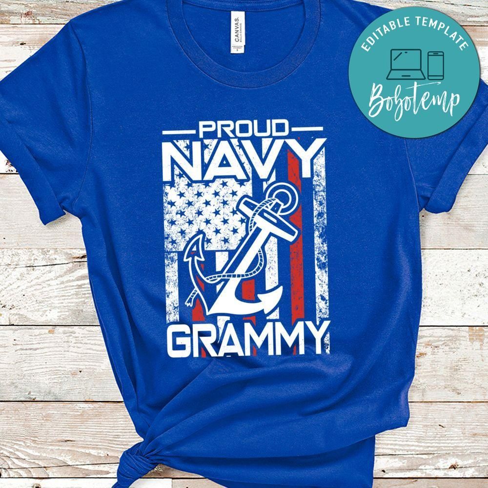 Veteran Proud Navy Grammy Tshirt
