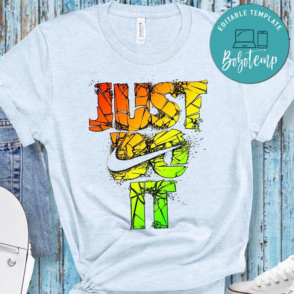 custom just do it shirts