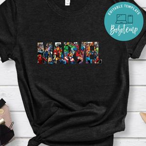 Marvel Comics Superhero Shirt
