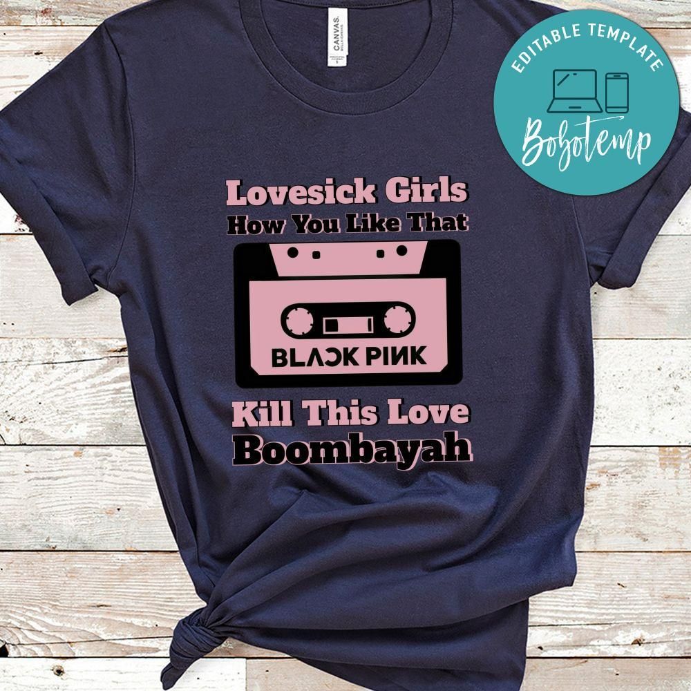 Blackpink Music List Music Cassette Shirt