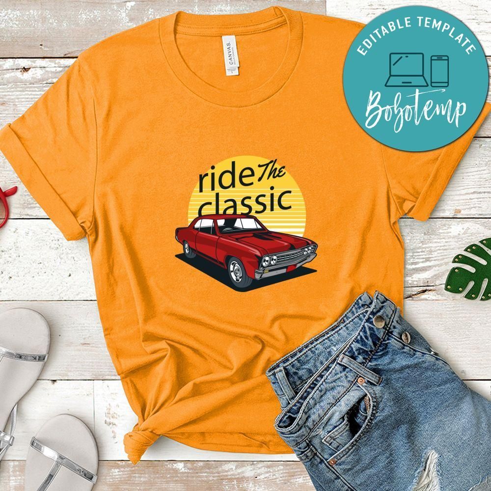 Ride The Classic Shirt, Red Car Shirt