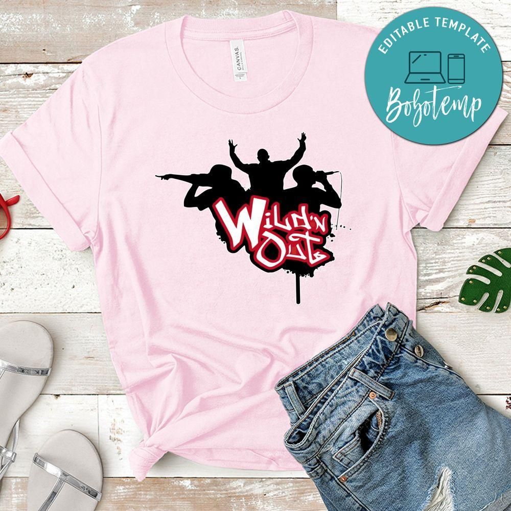 Wild'n Out Silhouette Color Editable Shirt