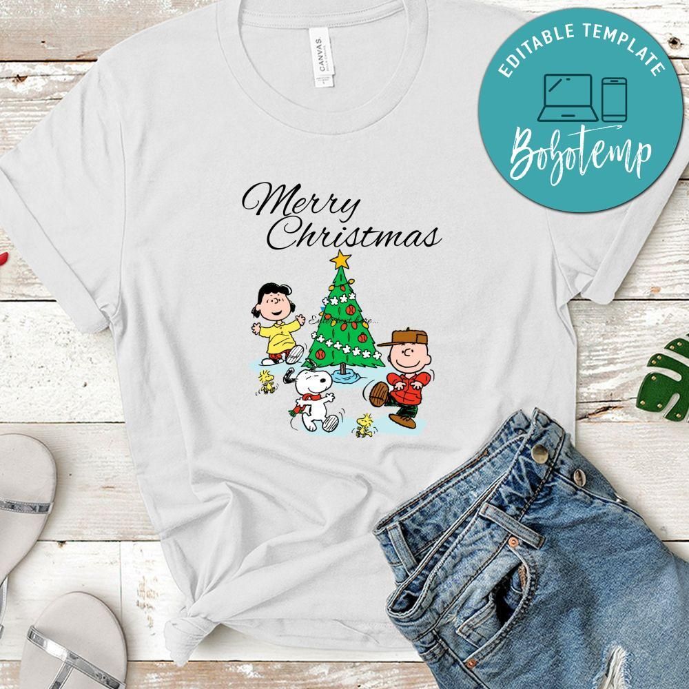 Merry Christmas Charlie Brown and Snoopy Shirt, Merry Christmas Shirt