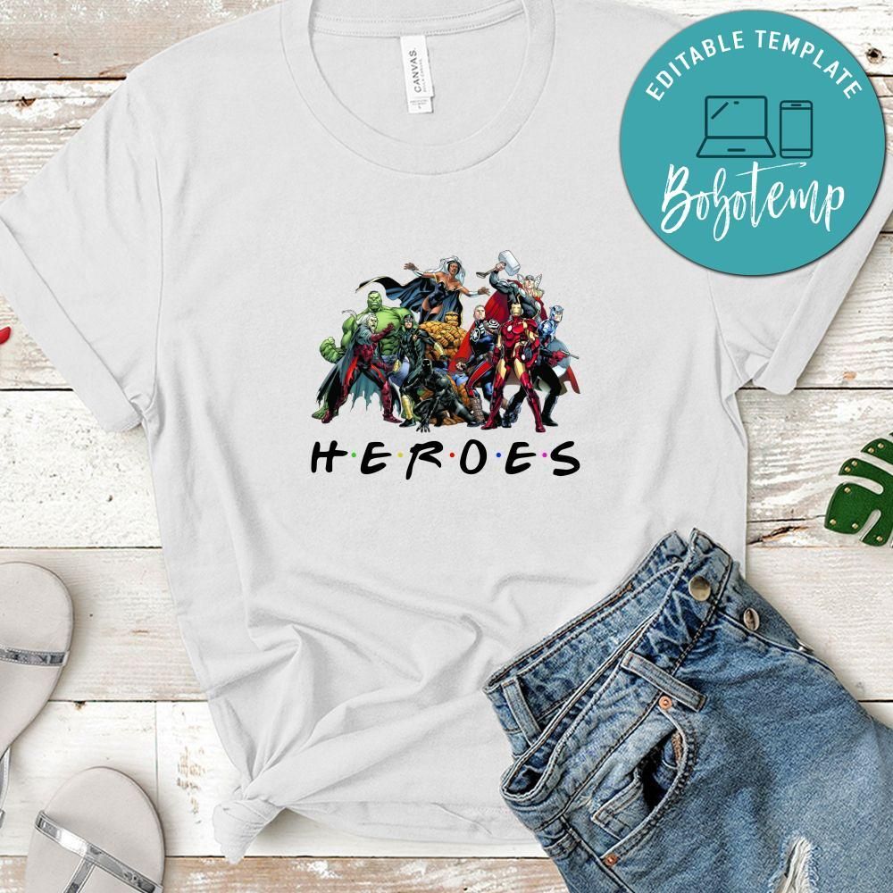 Marvel Comics Heroes Characters Shirt, Heroes Shirt