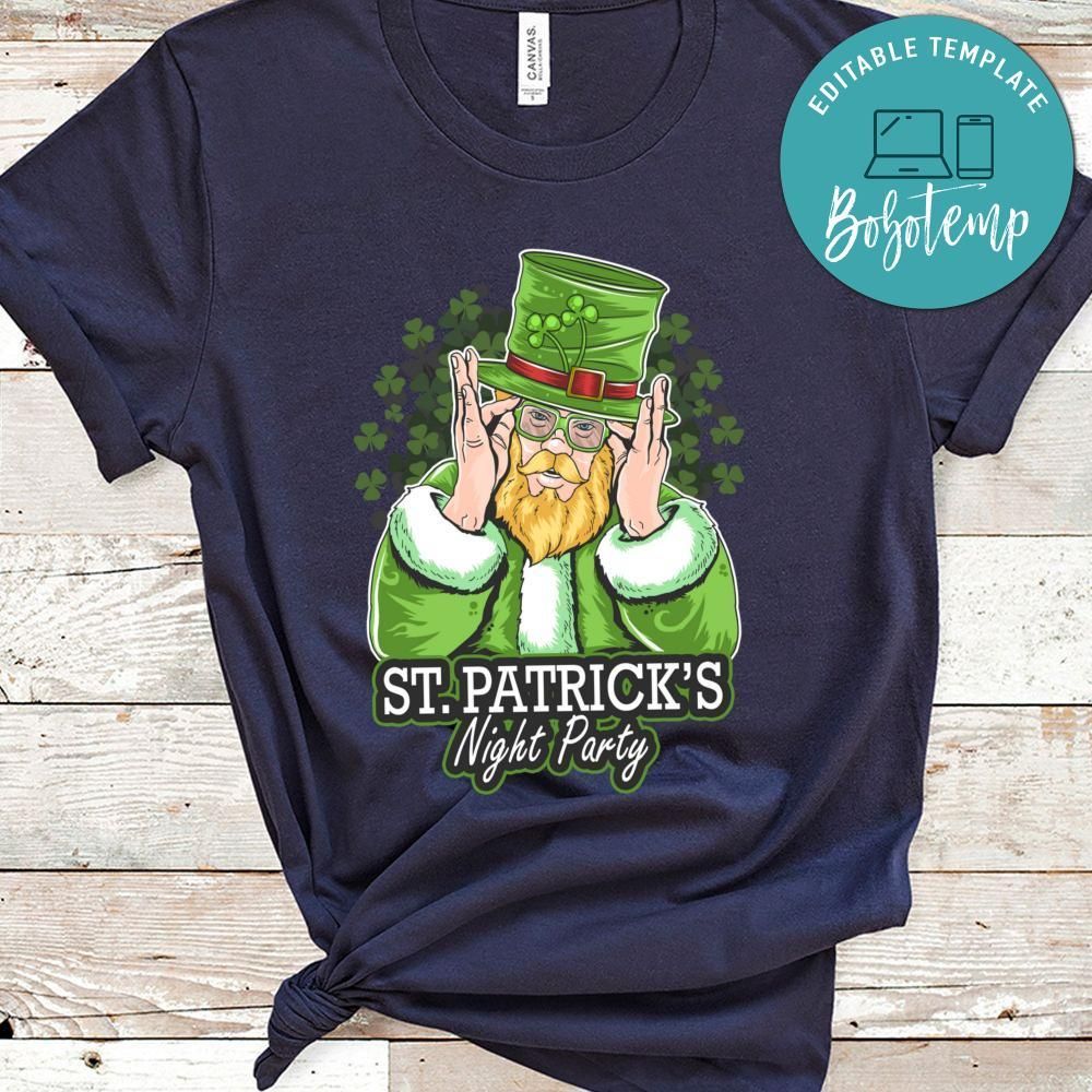 St.Patrick's Day Night Party Shirt