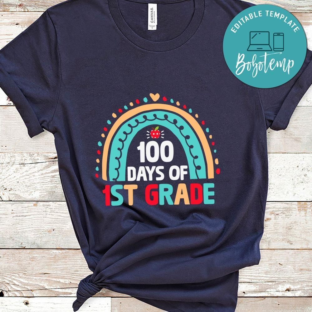 100th Day of School 1st Grade Teacher Shirt