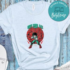 One For All Shirt, My Hero Academia Shirt